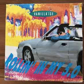 Discos de vinilo: VANILLA ICE - ROLLIN' IN MY 5.0 - SINGLE SBK ALEMANIA 1991